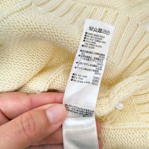 Moussy Women's Tilden High Neck Knit Sweater One Size Relaxed Fit - Picture 10 of 13